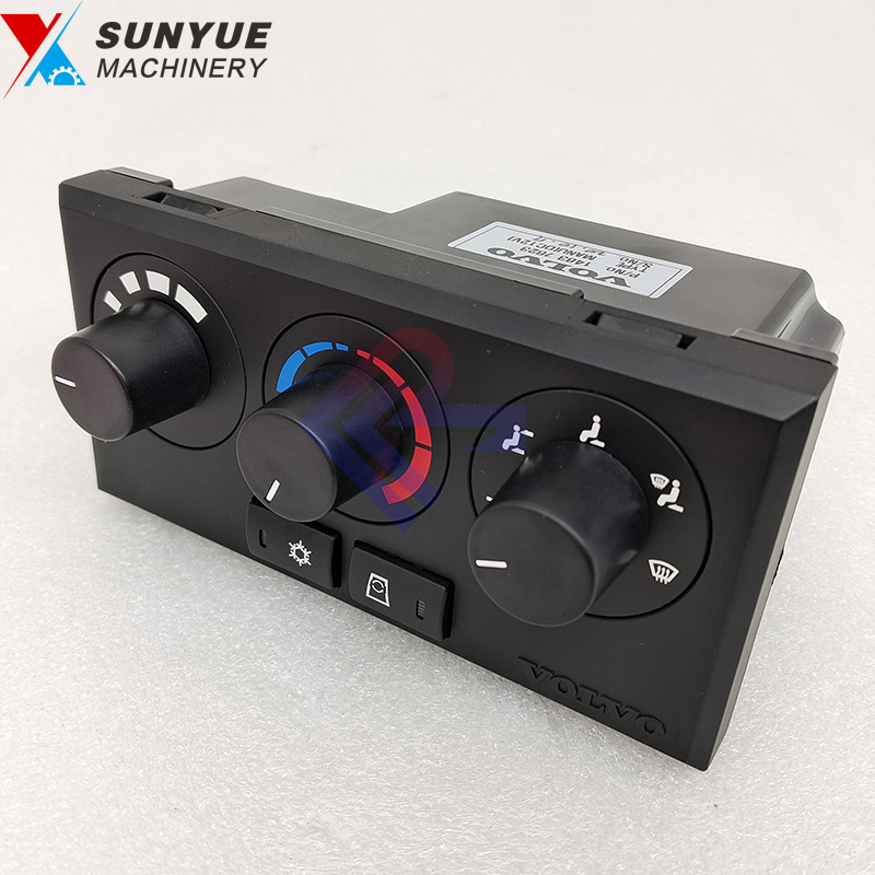 EC55C EC60C EC80D Air Conditioner Control Switch Panel For Excavator Volvo VOE 14611579 14637623 EC55C EC60C EC80D Air Conditioner Control Switch Panel For Excavator Volvo VOE 14611579 14637623