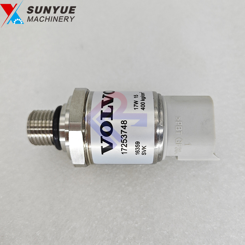 EC160D EC180D EC220D EC235D EC250D EC300D EC350D Pressure Sensor for Volvo Excavator VOE 17253748 14613051 EC160D EC180D EC220D EC235D EC250D EC300D EC350D Pressure Sensor for Volvo Excavator VOE 17253748 14613051